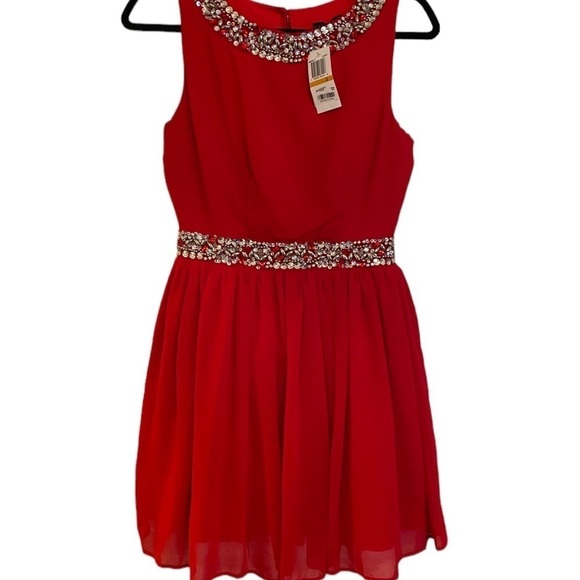 City Studio Red Cocktail Dress - Picture 1 of 5
